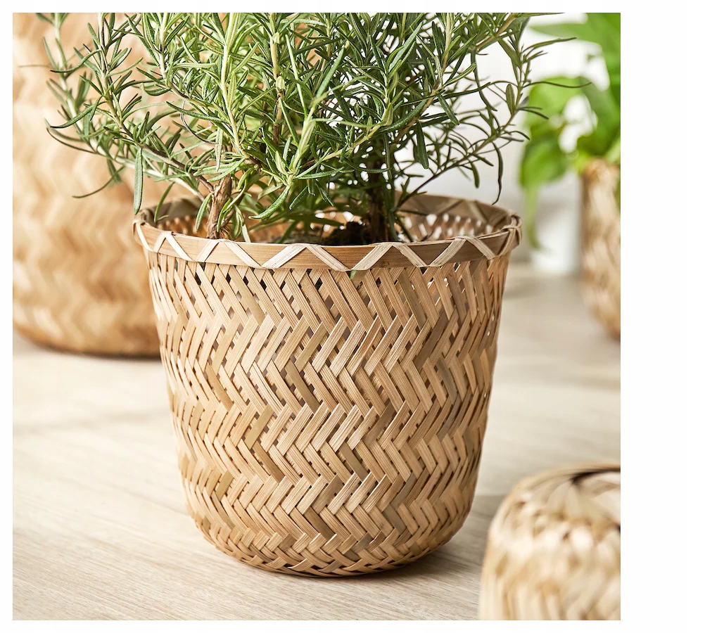 IKEA KLYNNON Osłonka doniczki bambus 15 cm Marka Ikea