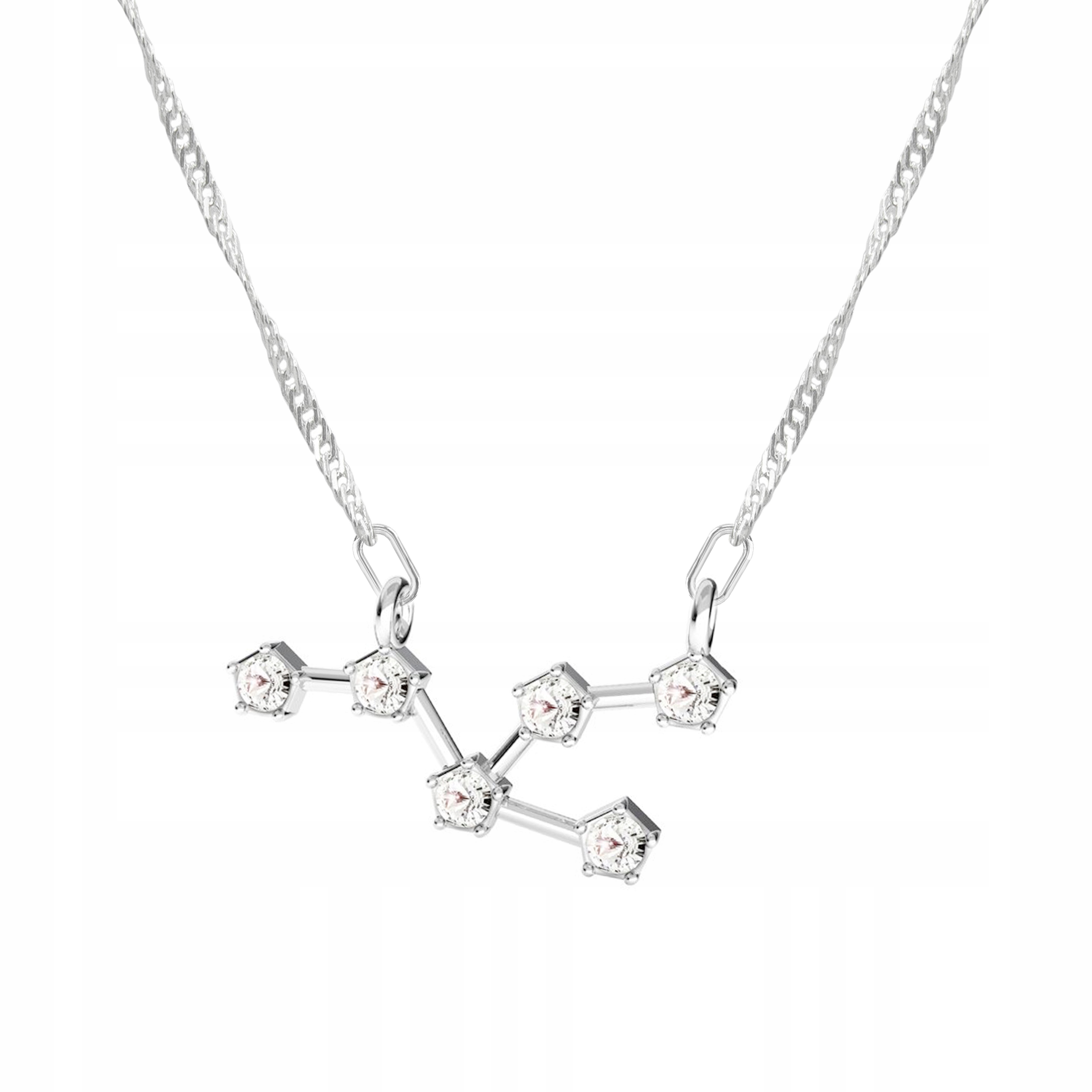 Stříbrný řetízek náhrdelník Znamení Zvěrokruhu Býk 925