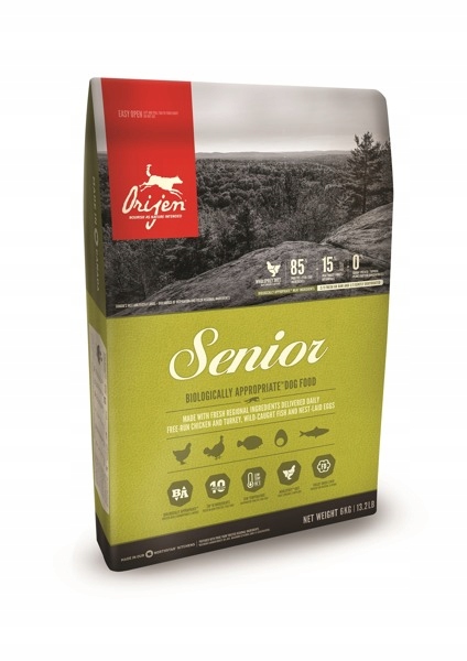 Levně Suché krmivo pro psa Orijen Senior 11,4 kg
