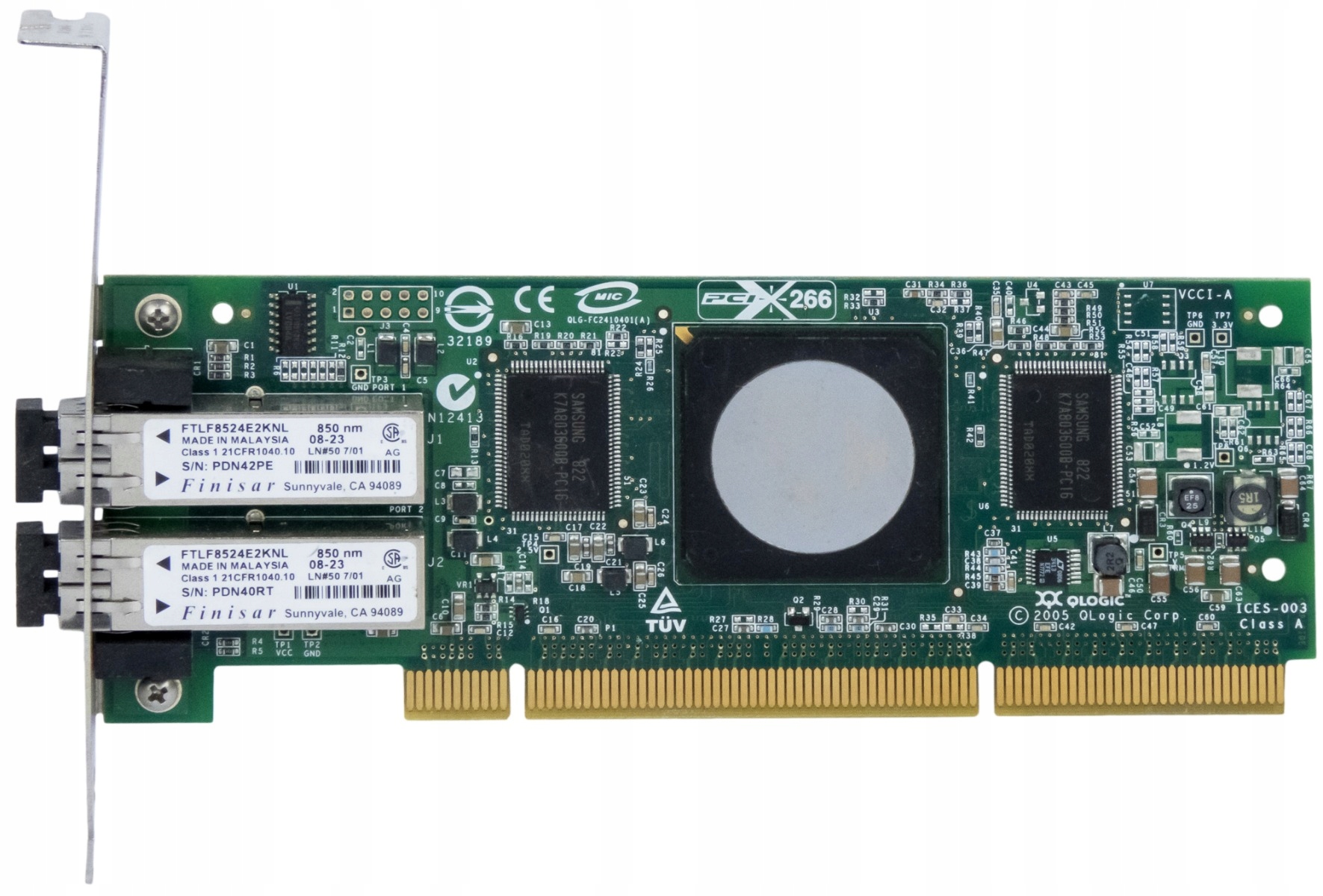 Qlogic QLA2462 Dual Port Fibre Channel 4Gbps Pci-x