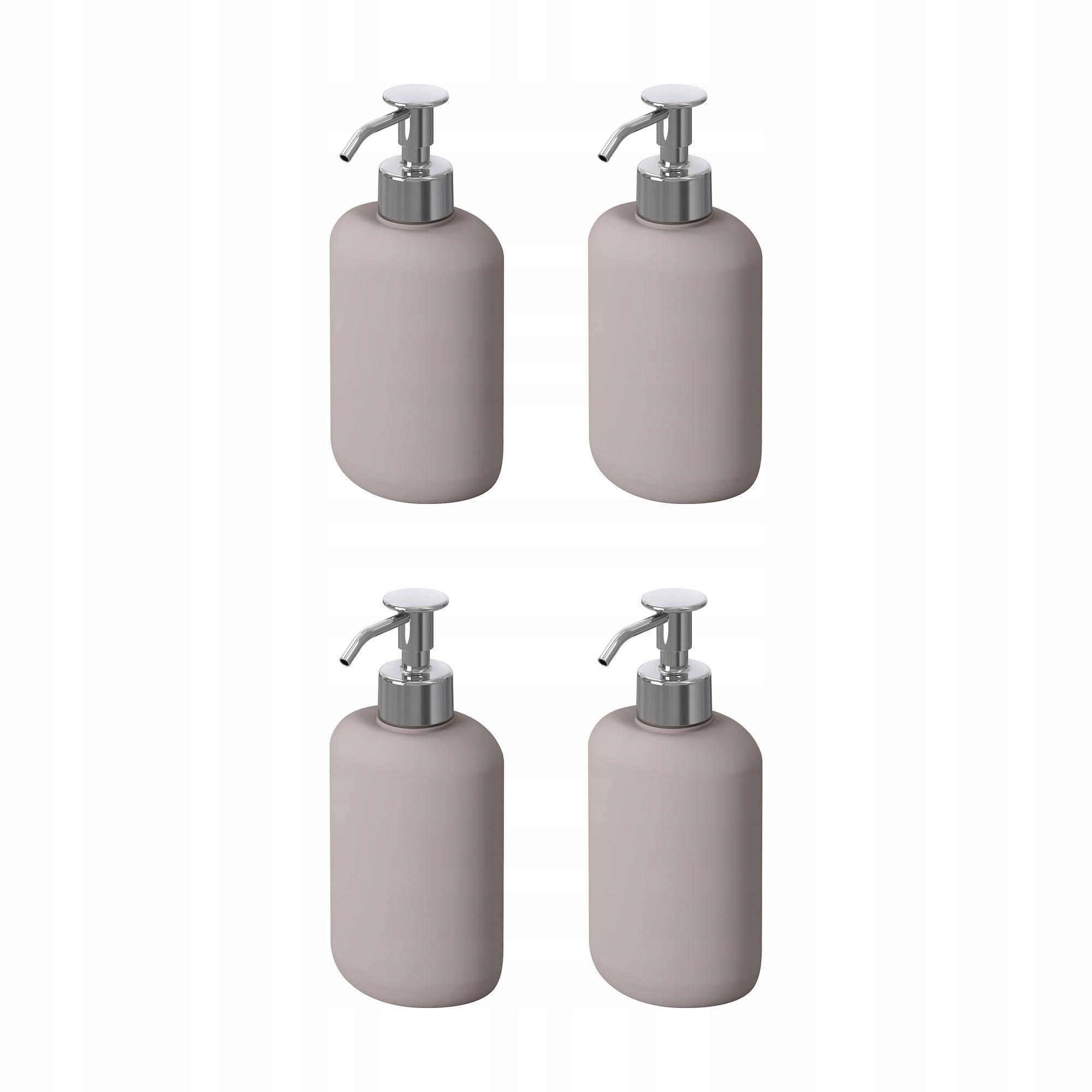 4 ks Dávkovač béžový 300 ml elegantní Ekoln