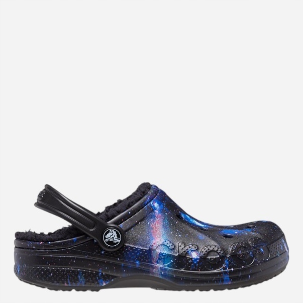 Chodaki chłopięce ocieplane Crocs Baya Lined Printed 207654-0C4
