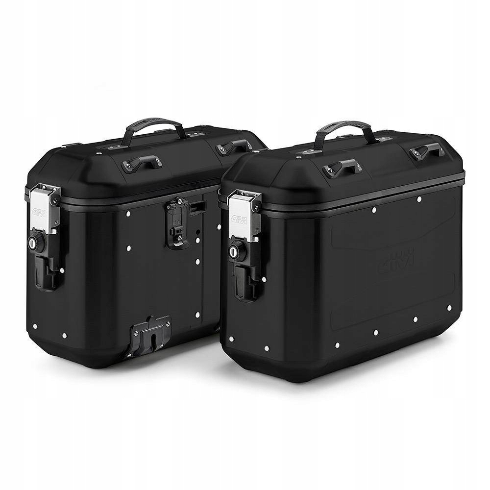 Bočný kufor Givi (2021) Trekker Dolomiti Alu čierny (pár 2x36lt)