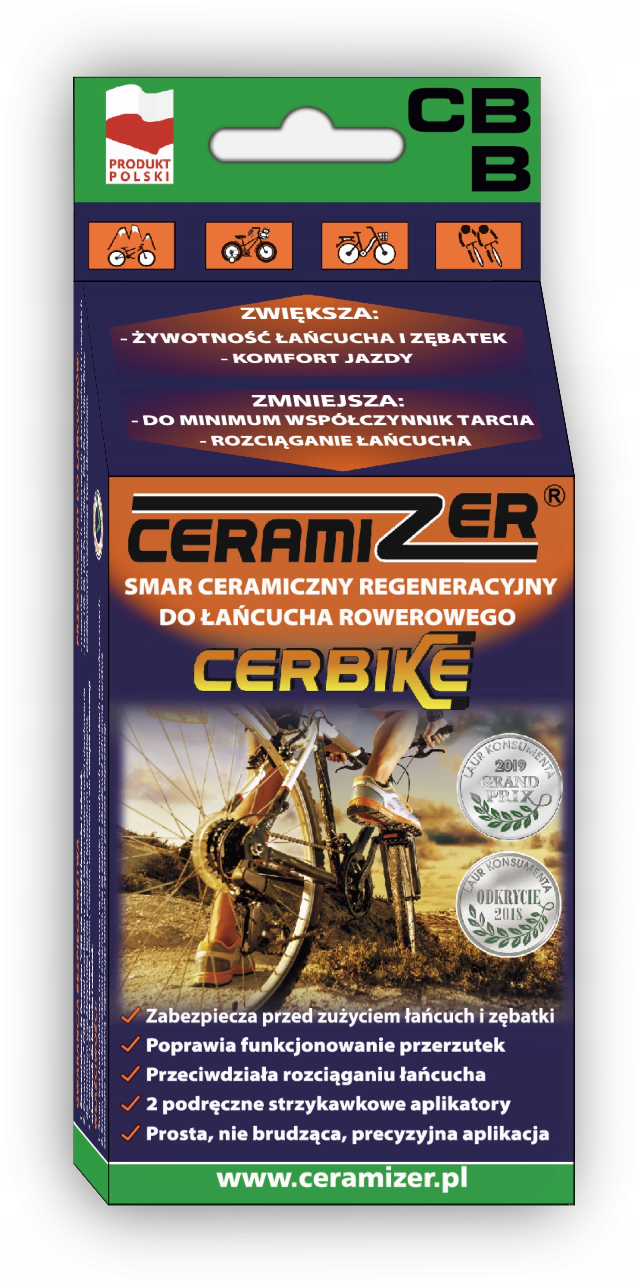 Ceramizer CBB Smar do łańcucha rowerowego Producent inny
