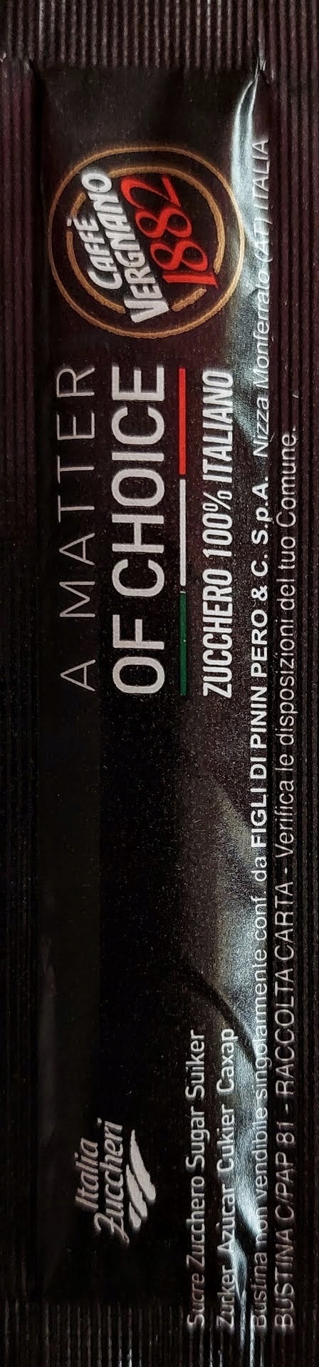 Cukr Vergnano bílý, sáčky 4 kg