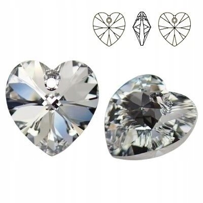 6228 MM 28 Srdce Swarovski Comet Argent Light Cal
