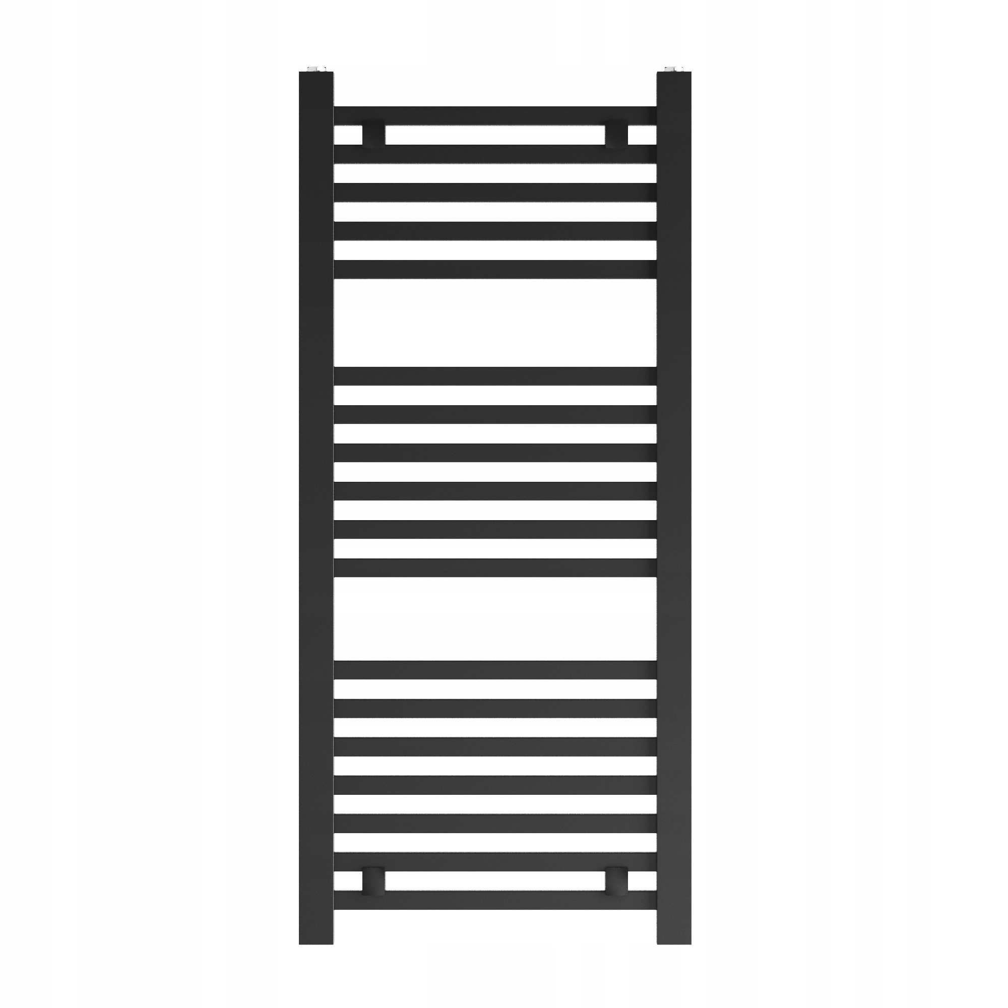Kúpeľňový Ohrievač Čierny Rebrík 100x45 cm Moderný Kalorifer Bergen