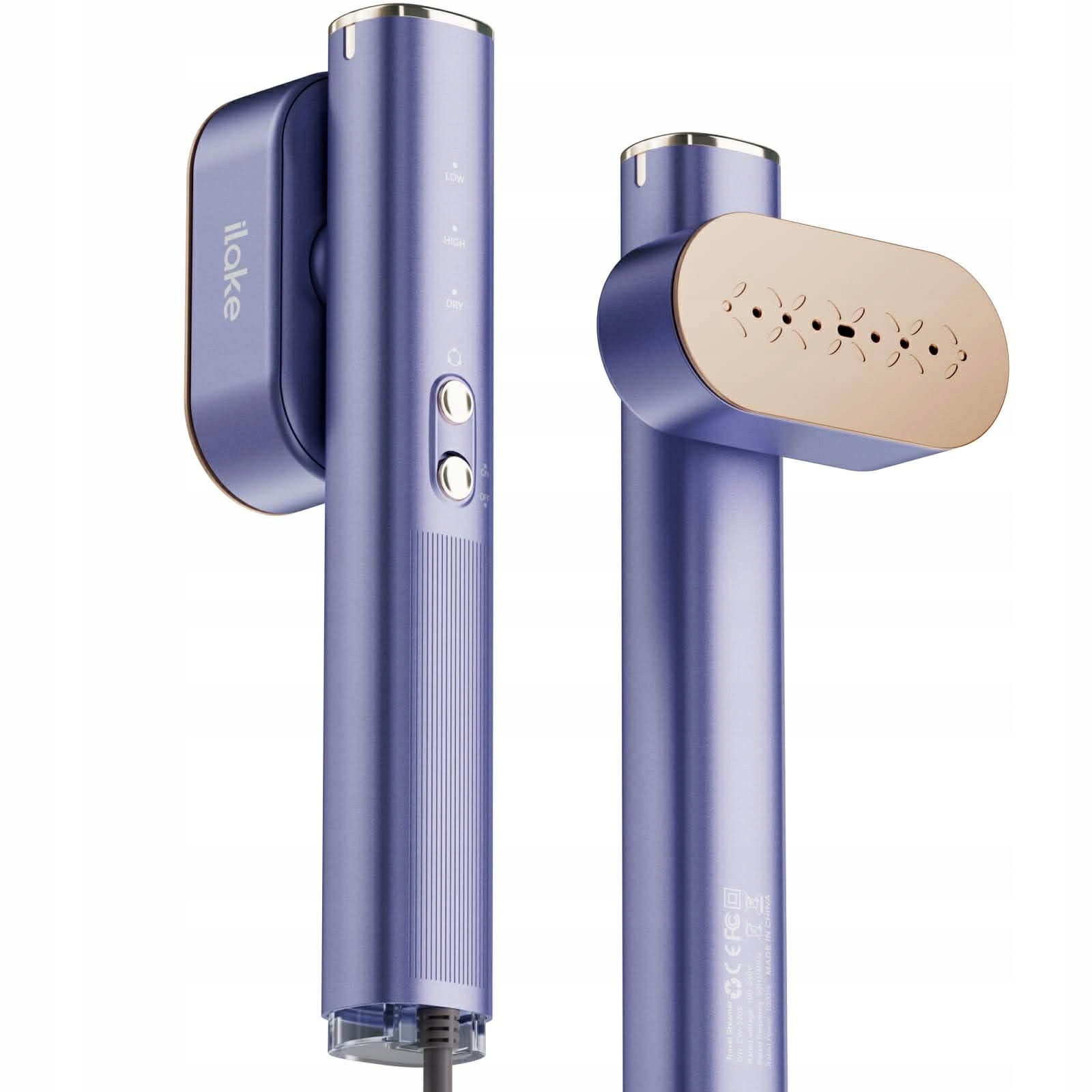 Ruční napařovač oděvů Steamer žehlička 1000 W fialová