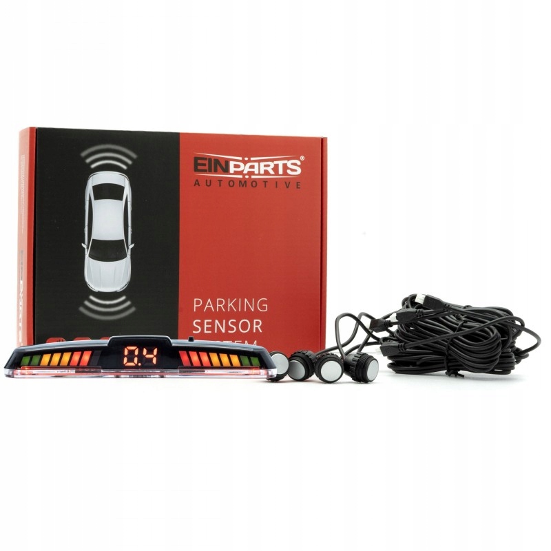 Светодиодные ЖК-датчики парковки заднего хода Silver