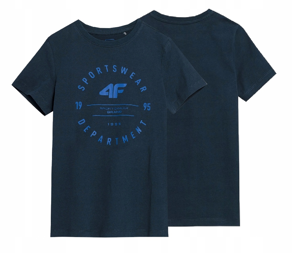 

4F Koszulka Chłopięca T-shirt Dziecięcy Bawełna
