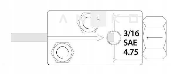 A ROG203 PRASKA DO ZARABIANIA PRZEWODOW DIN SAE Weight with packaging 0 623 kg