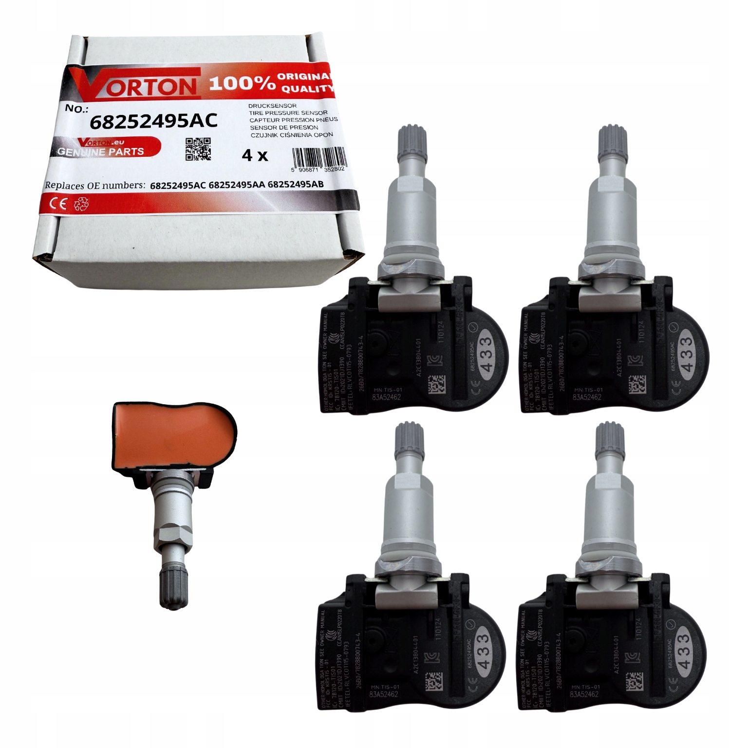 Snímače Tlaku Vzduchu Pneumatik Dodge Durango Jeep Grand Cherokee