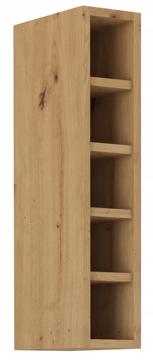 

Szafka Modena 15 górna otwarta czarny mat artisan