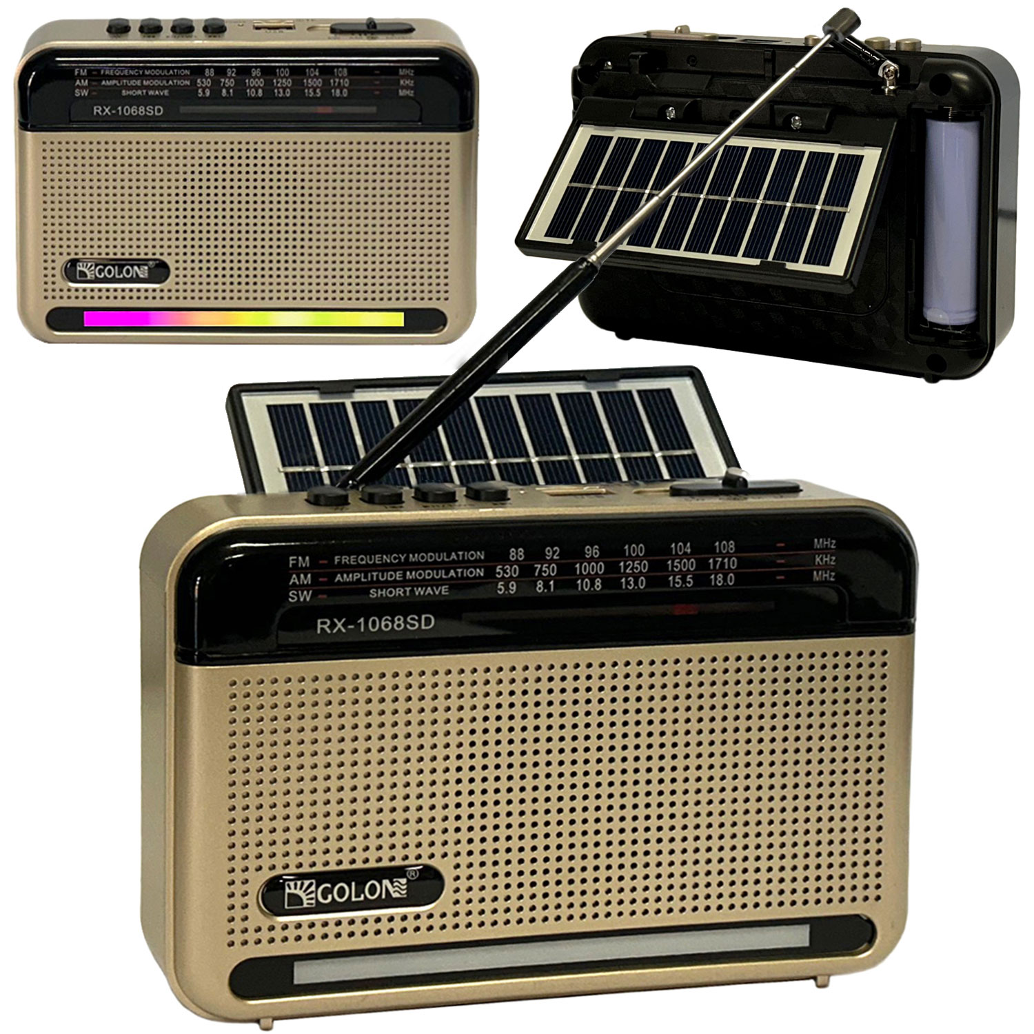 ПОРТАТИВНАЯ ПАНЕЛЬ СОЛНЕЧНЫХ БАТАРЕЙ УСБ МИКРО СД БЛУЭТООТХ КУХНИ РАДИО ПОСТРОЕННАЯ