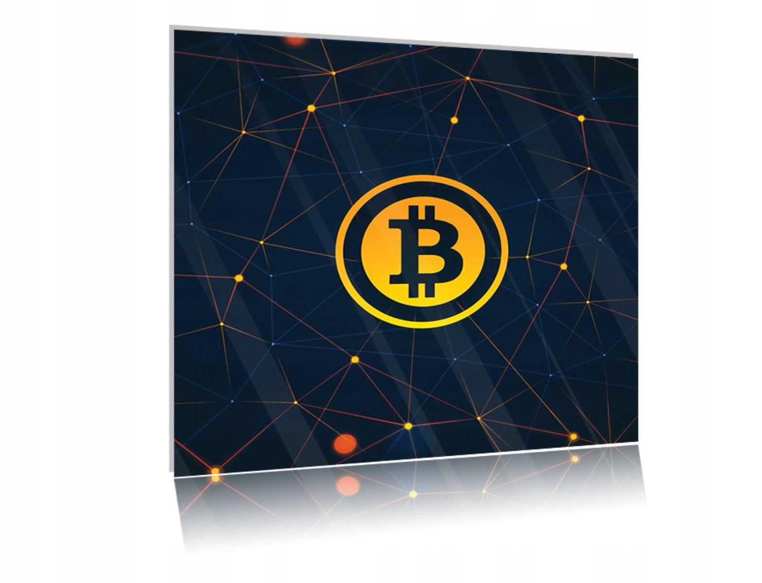 

Obraz szklany na szkle Bitcoin 03 50x50