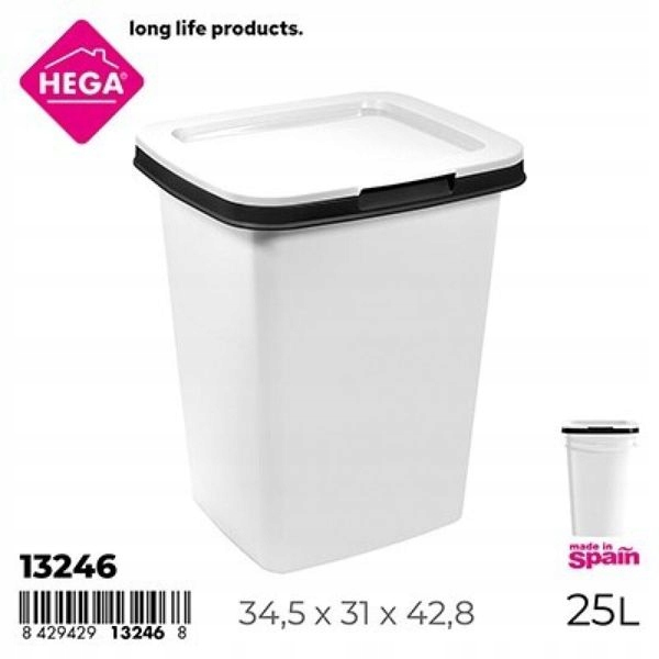 Levně Koš s klapkou 25 l, 1 Ks