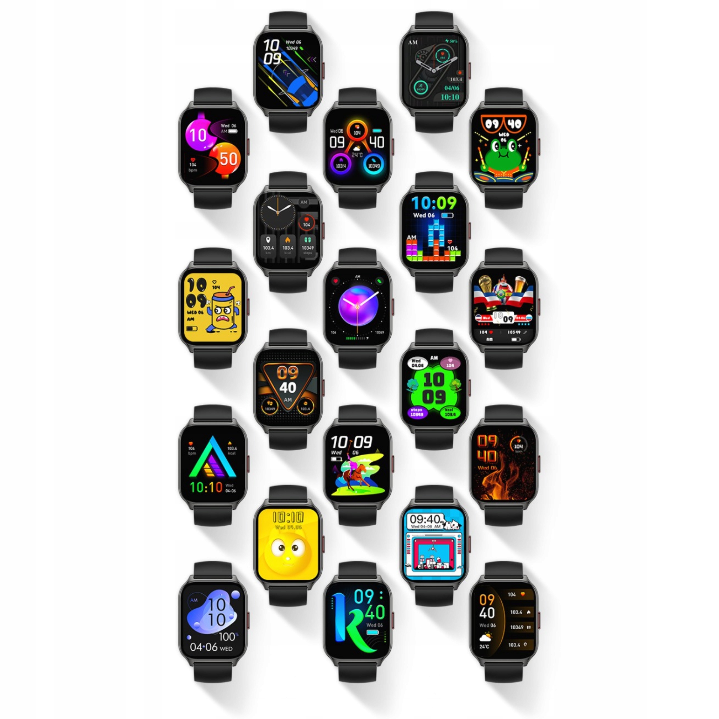 SMARTWATCH ZEGAREK DAMSKI NTN P5BLACK MENU PL Model inny