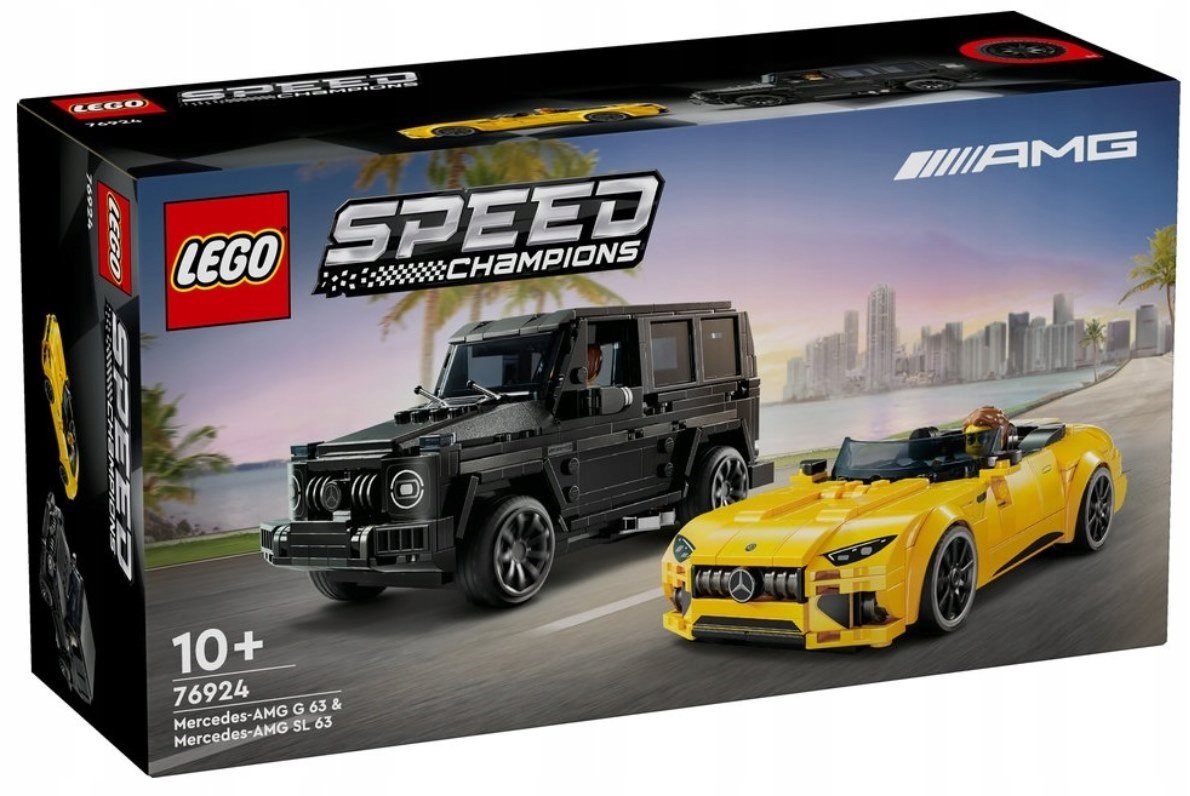 LEGO SPEED CHAMPIONS 76924 Mercedes-AMG G63 i Mercedes-AMG SL63 +TORBA LEGO Marka LEGO