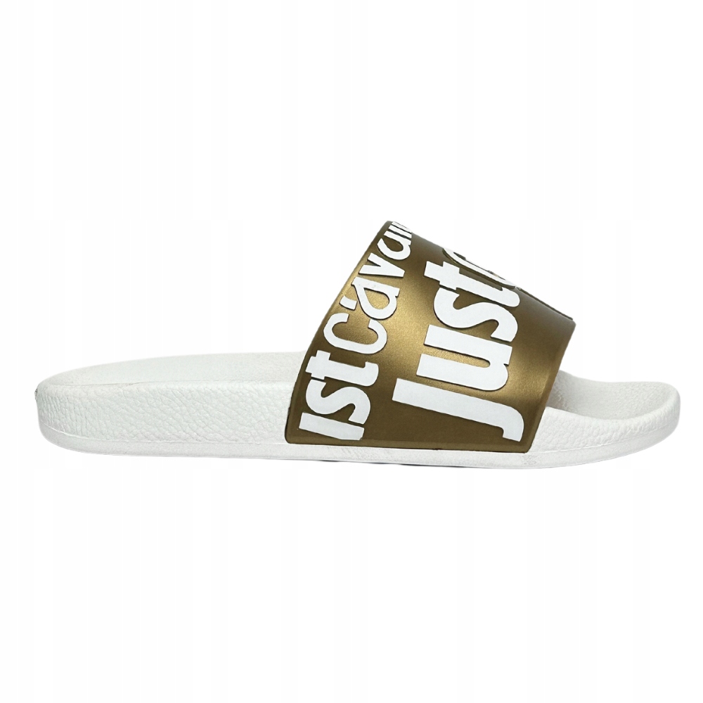 Just Cavalli Bílé nazouváky Fondo Pool Disk 1 40