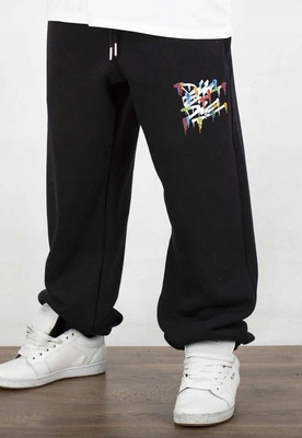 Teplákové soupravy Diil Baggy Diil Die Splash černé