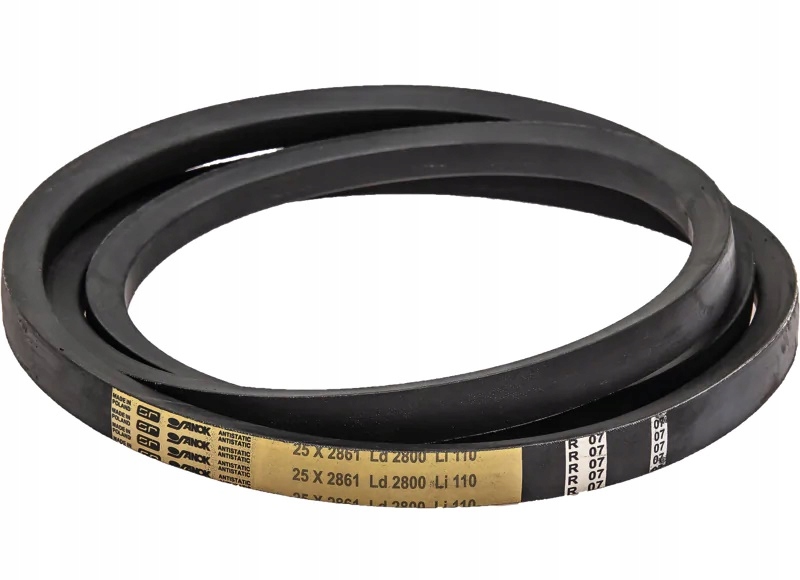 Klínový řemen podavače zrna Bizon 25x2861 25x16x2861 Stomil Žlutý