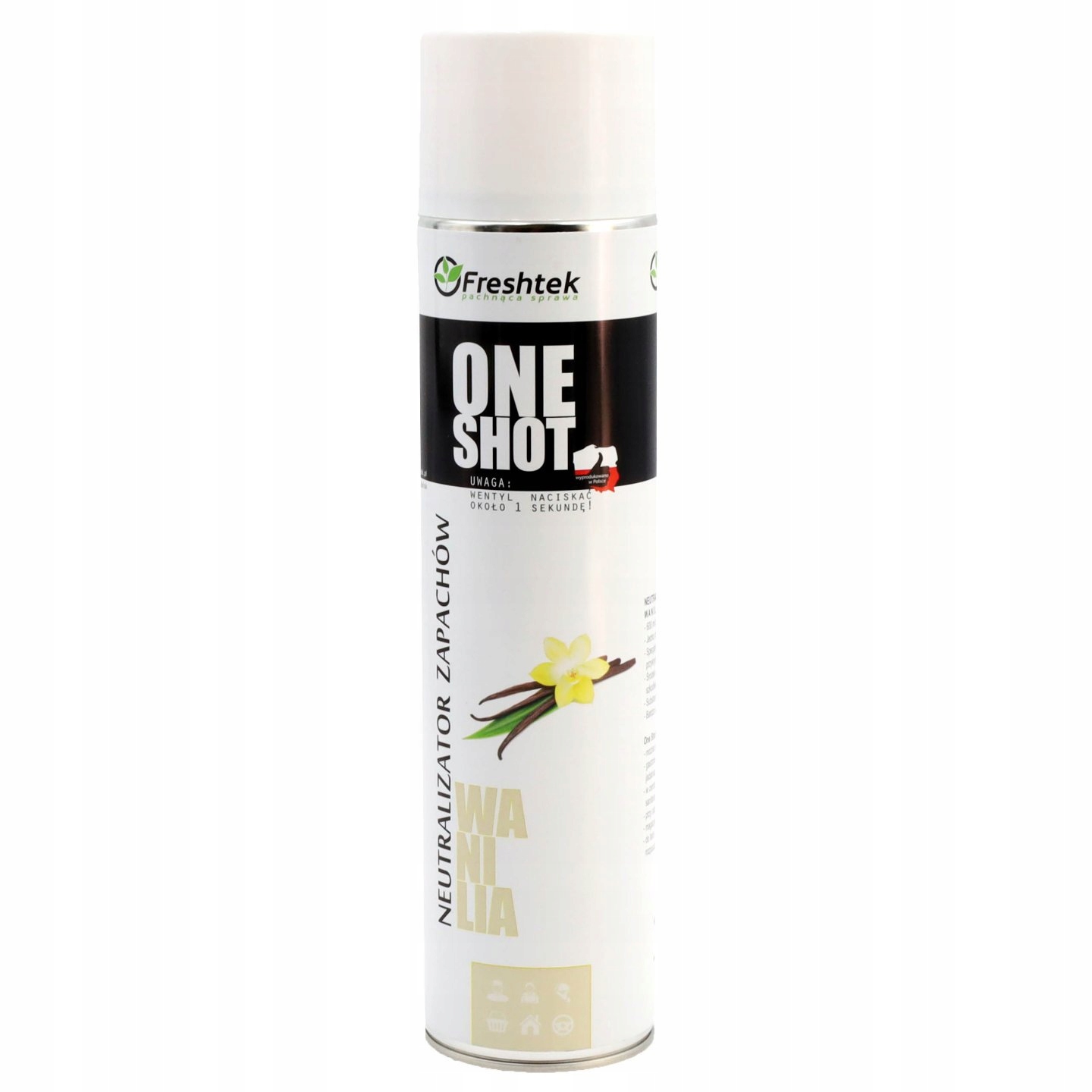 

Odświeżacz Powietrza Freshtek One Shot Wanilia