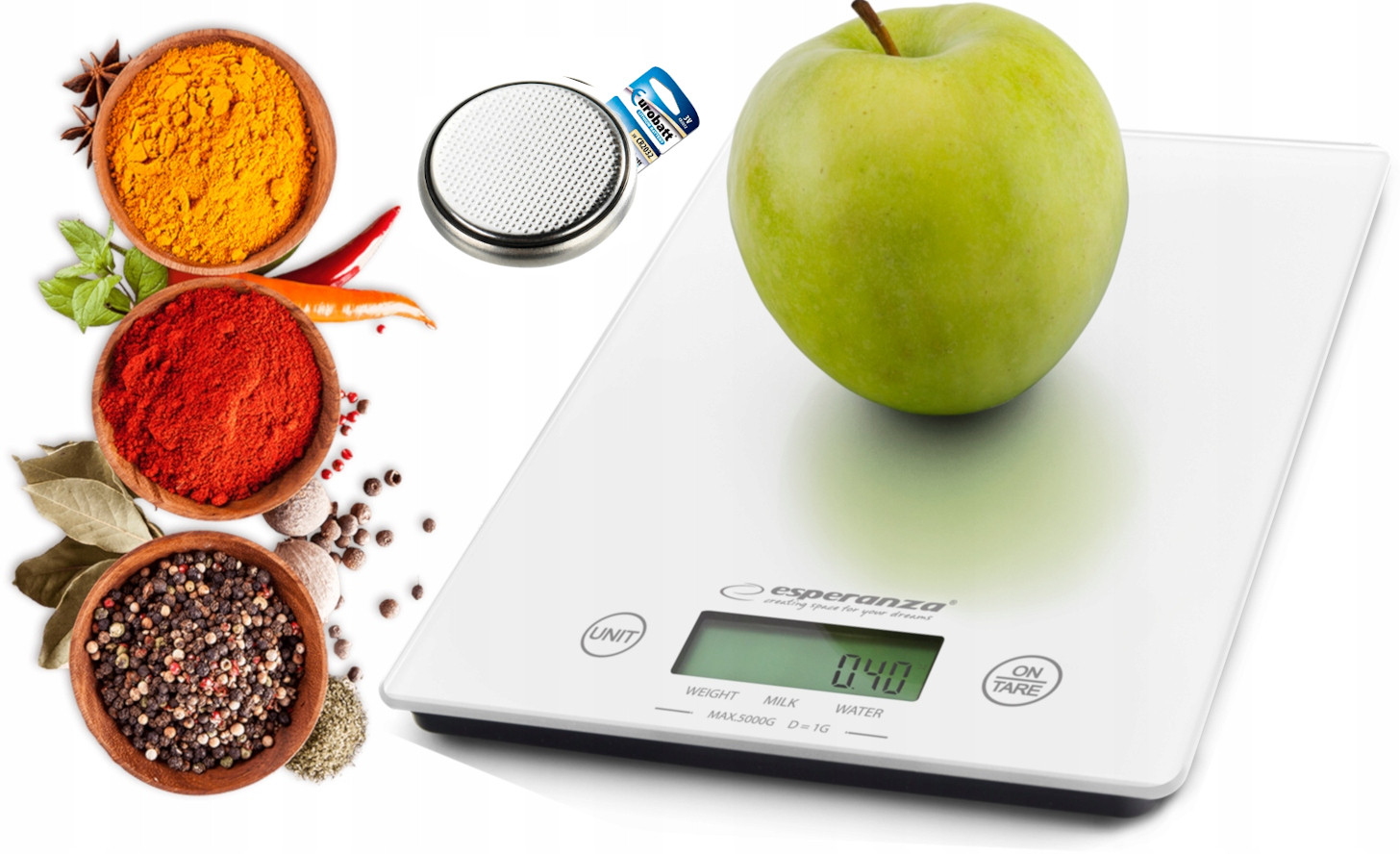 

Waga Kuchenna Elektroniczna Precyzyjna LCD 5KG