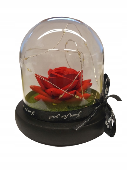 SZKLANA RÓŻA PUDEŁECZKO WIECZNA PREZENT ŚWIATEŁKO Marka Ultimar