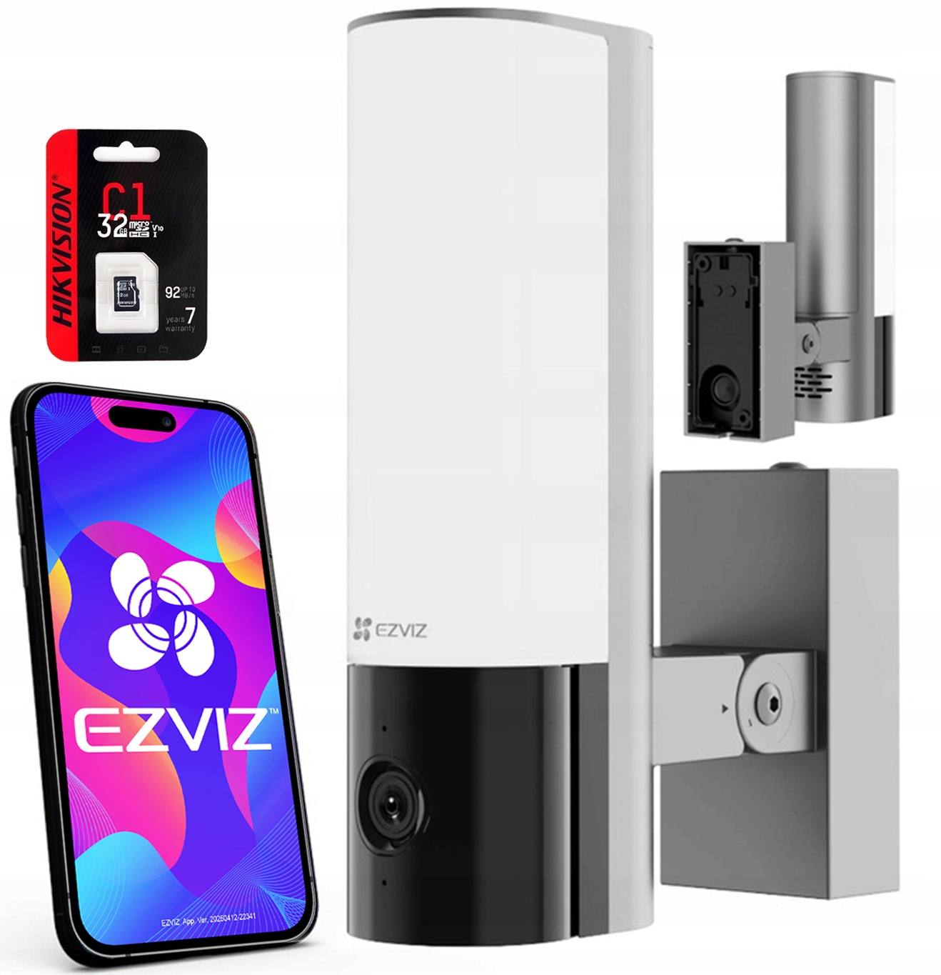 WiFi nástenná kamera Ezviz EL3 s Led lampou Sd karta 32 Gb