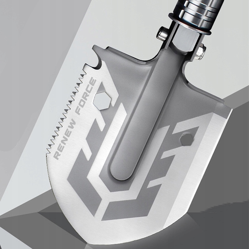 Saperka wojskowa SKŁADANA łopata nóż piła krzesiwo SURVIVAL niezbędnik 16W1 Model NÓŻ GWIZDEK ŁOPATKA CAMPINGOWA MULTITOOL