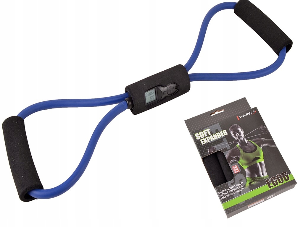 

Ekspander gumowy Hms z licznikiem LCD do ćwiczeń