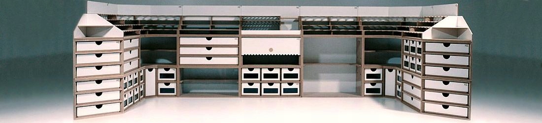 Hobby Zone OM03 - Moduł Narożny Szufladowy Materiał drewno inny