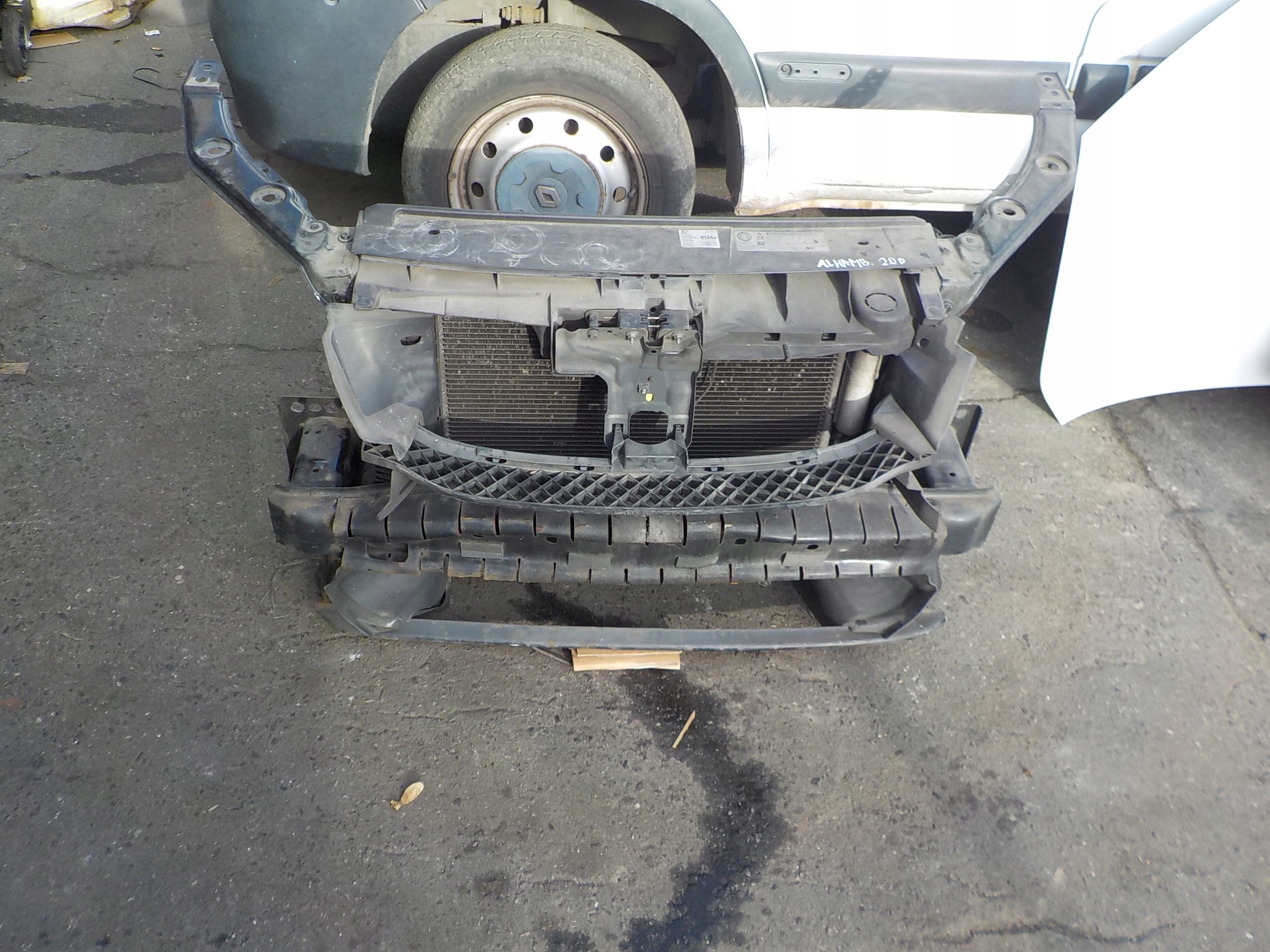 bar, wall front radiator seat alhambra II 2,0 tdi 2010r