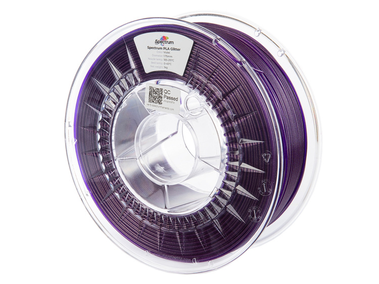 Novinka Filament Spectrum Pla Glitter 1.75 mm Violet 1 kg