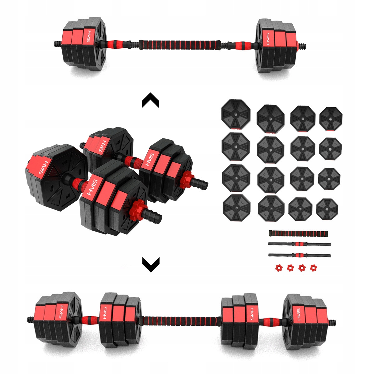 HANTLE REGULOWANE SZTANGA 30 KG HMS SGK30 Stan opakowania oryginalne