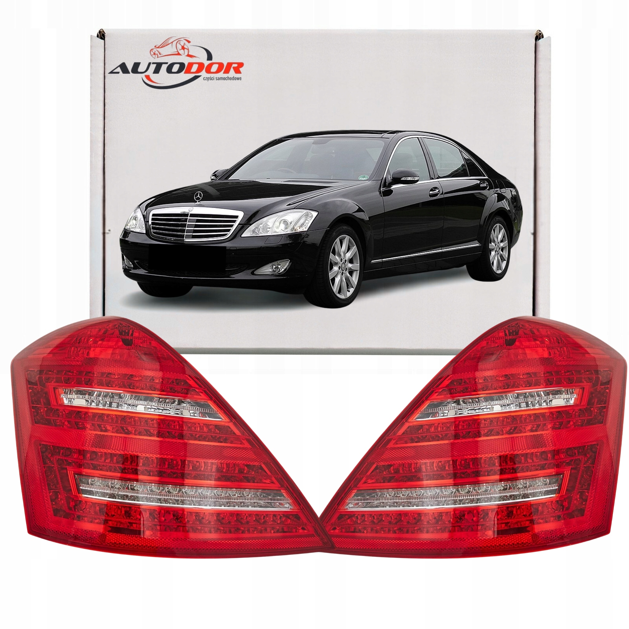 Mercedes Třída S W221 2005-2013 Světla Zadní Světla Pravá Levá Sada