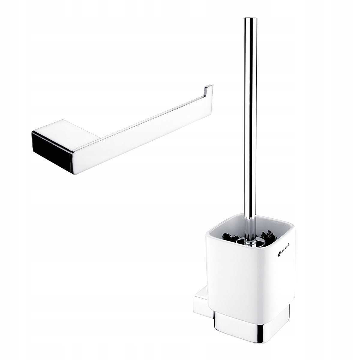 Nimco Kibo chróm sada k Wc nerezová štetka a keramika Ki set-94KN-26_
