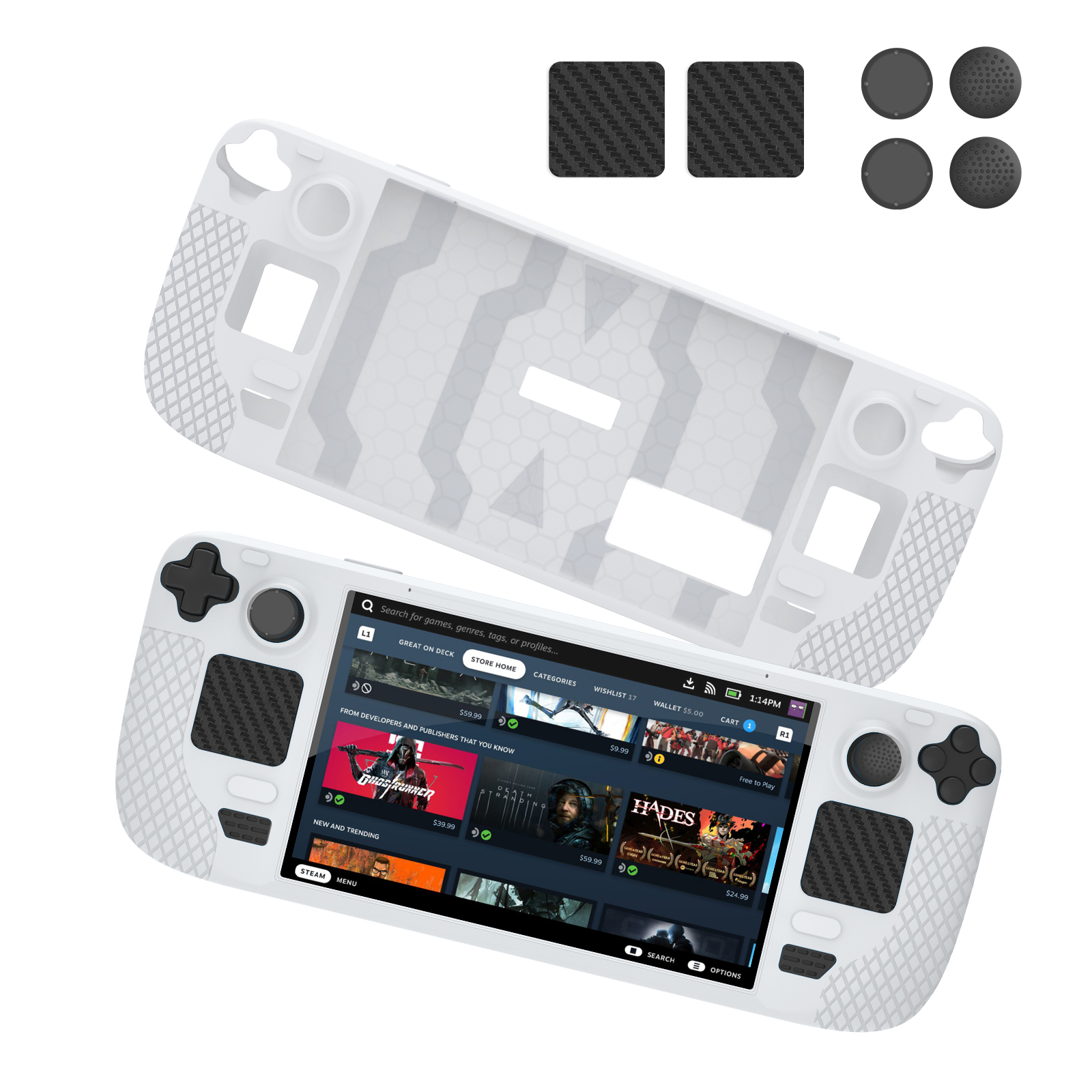 Futerał Pokrowiec Etui Osłony Przyciski STEAM DECK