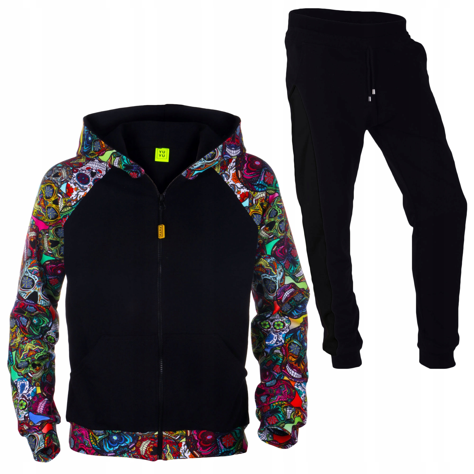 

Dres Bluza Kaptur Czaszki + Spodnie Sznurek 158