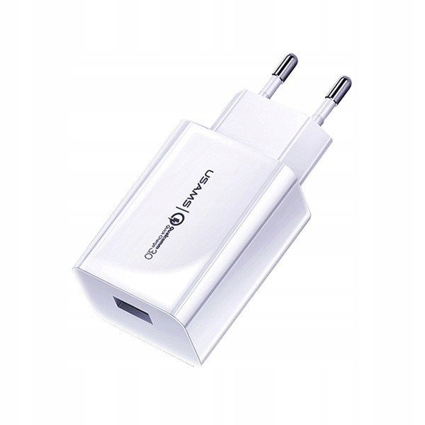 Usams Ładowarka sieciowa T22 1xUSB 18W Qc 3.0