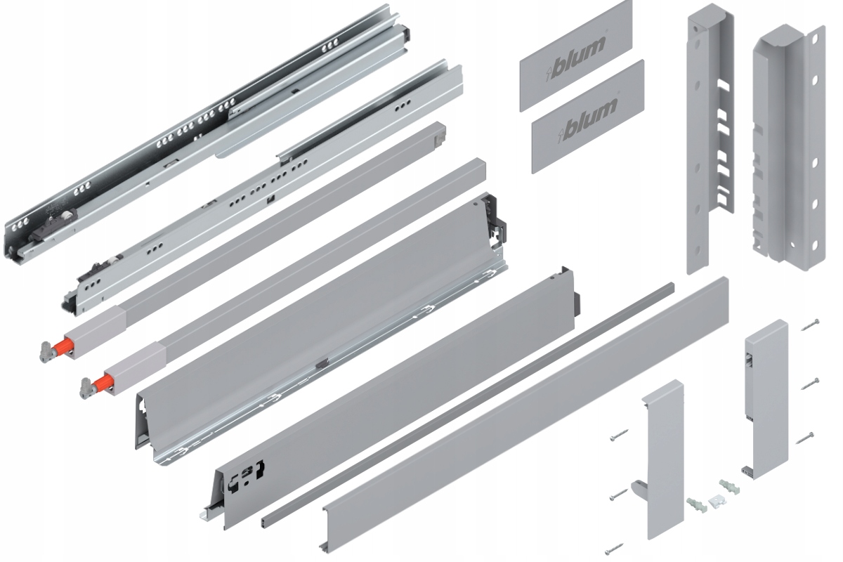 Blum Šuplík 600 zásuvka vysoká vnitřní D šedá