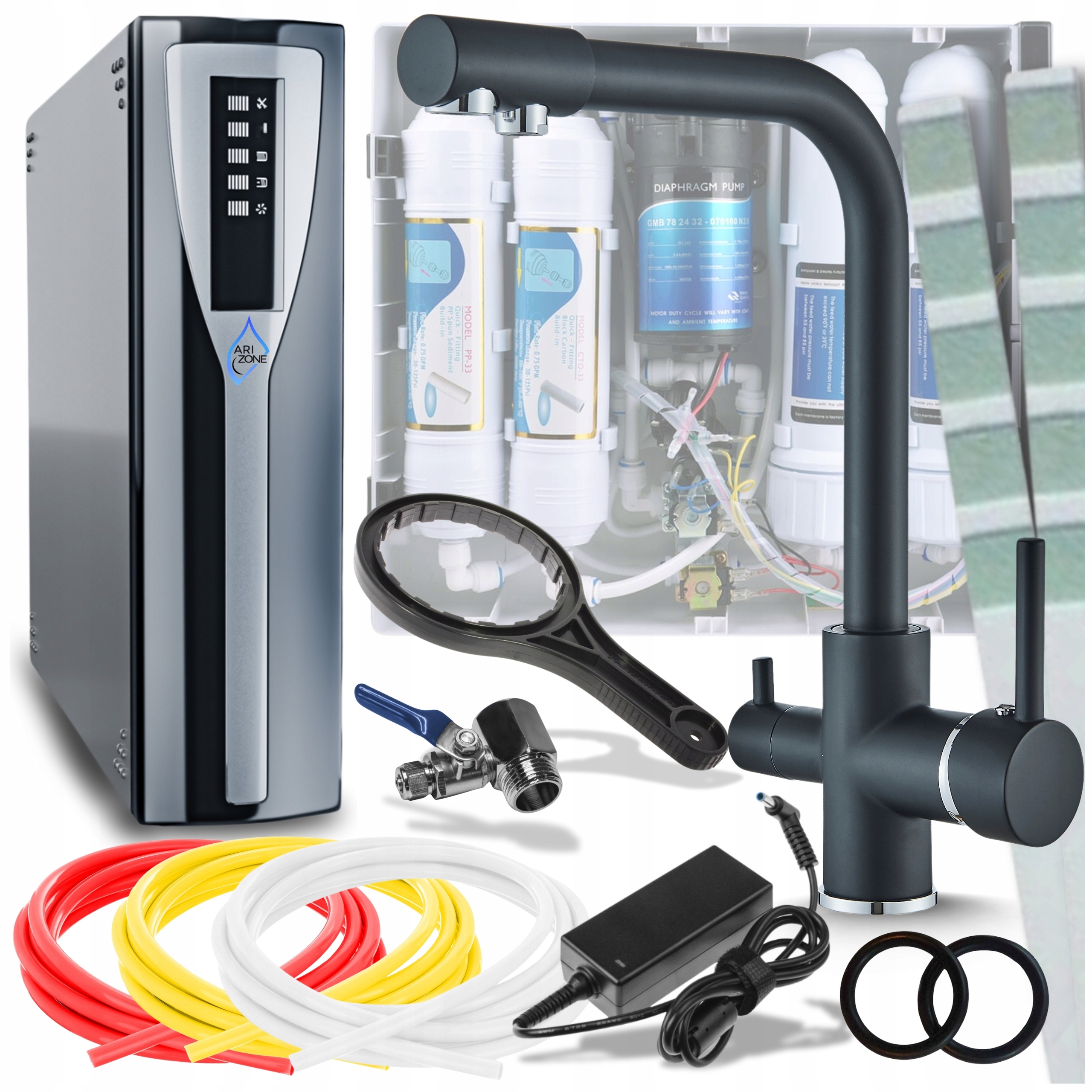 Kuchyňský podskříňový filtr na vodu pod Dřez Kuchyňská baterie Nanofiltrace