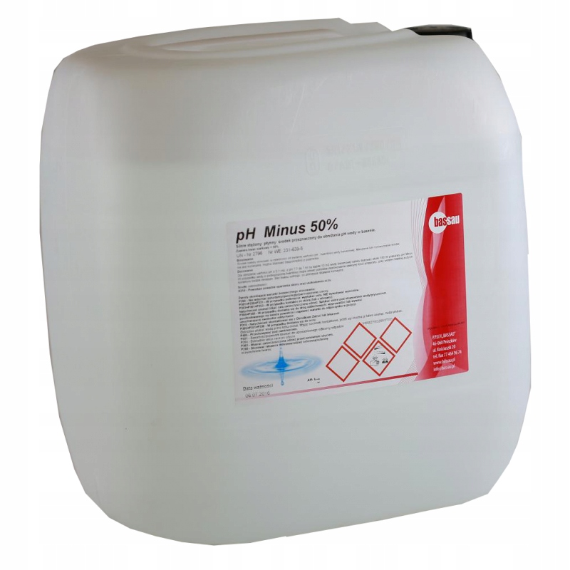

Bassau pH Minus 50% do basenu w płynie 40 kg