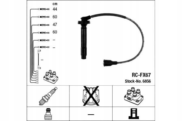 Ngk Výškové Kabely Subaru Impreza 2.0 98- Asistent řidiče #28