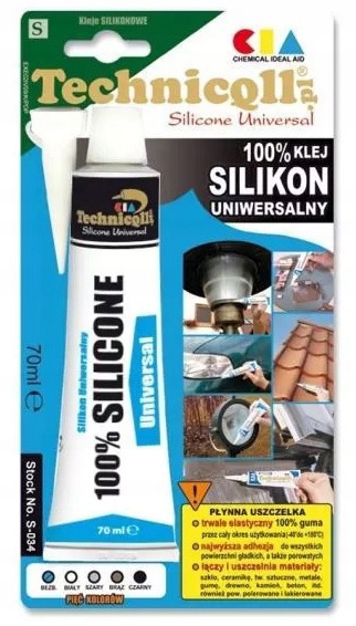 

Silikon Uniwersalny Technicqll S-034 Czarny 70ml