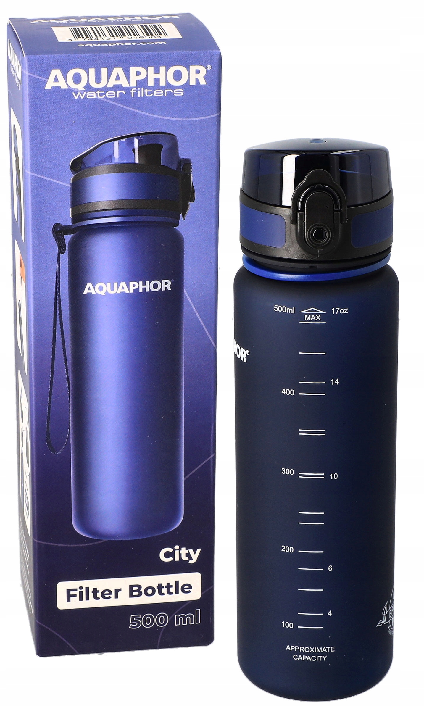 

Butelka bidon filtrująca Aquaphor 0,5L City granat