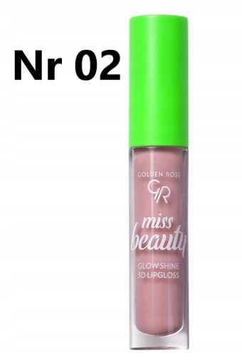 Golden Rose Miss Beauty błyszczyk 3D 002