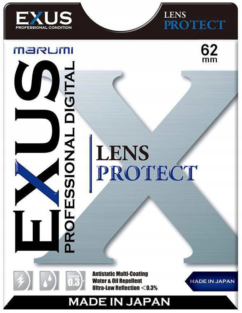 Filtr kołowy MARUMI Exus Lens Protect 62 mm Model MPROTECT62 EXUS