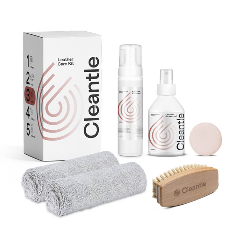 Cleantle Leather Care Kit zestaw do czyszczenia pielęgnacji i ochrony skóry