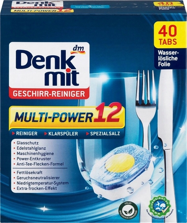

Denkmit Multi Power 12 Tabletki Ochrona Szkła 40sz